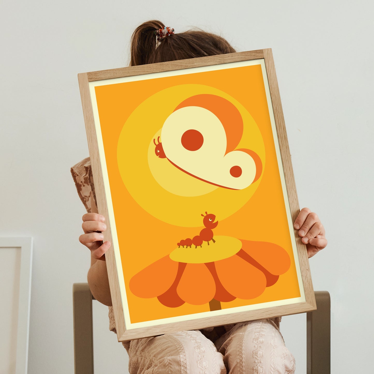 Caterpillar and Butterfly